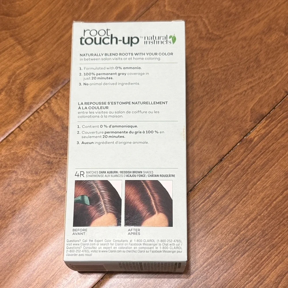 NWT Clairol Root Touch-Up Hair Color - 4R Dark Auburn